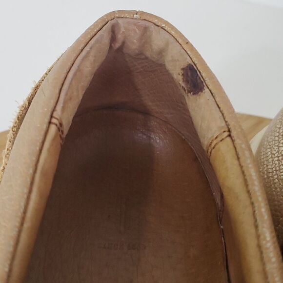 Frye Ivy Slip on Metallic Gold Leather Slip on Sneakers Women's Size 9M - Picture 4 of 15